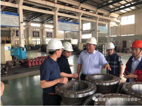 天津市阀门泵业商会部分企业家来我市考察阀门企业 天津市阀门泵业商会部分企业家来我市考察阀门企业