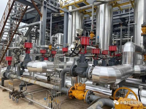 永盛科技为宝鸡大丰lng储气调峰项目提供一站式专业阀门服务