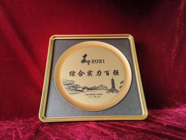 嘉定2021综合实力百强