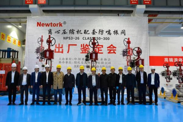 纽托克研制中国首台套国产化大口径globe防喘振阀通过专家鉴定