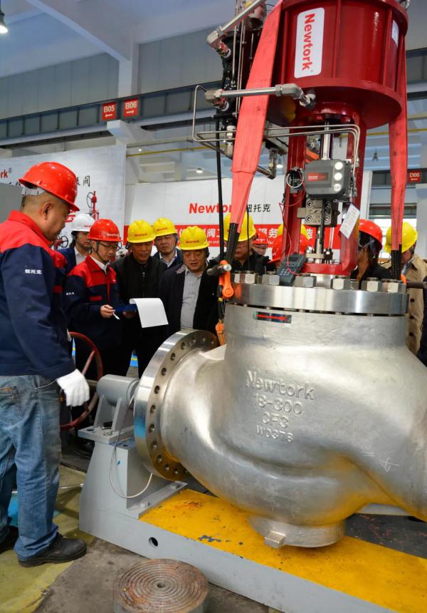 纽托克研制中国首台套国产化大口径globe防喘振阀通过专家鉴定