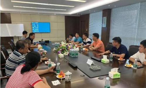 北阀总厂高层领导一行在江苏圣业阀门有限公司座谈交流