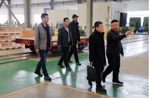 鲁西化工集团股份有限公司领导莅临恒邦泵业进行参观考察 鲁西化工集团股份有限公司领导莅临恒邦泵业进行参观考察